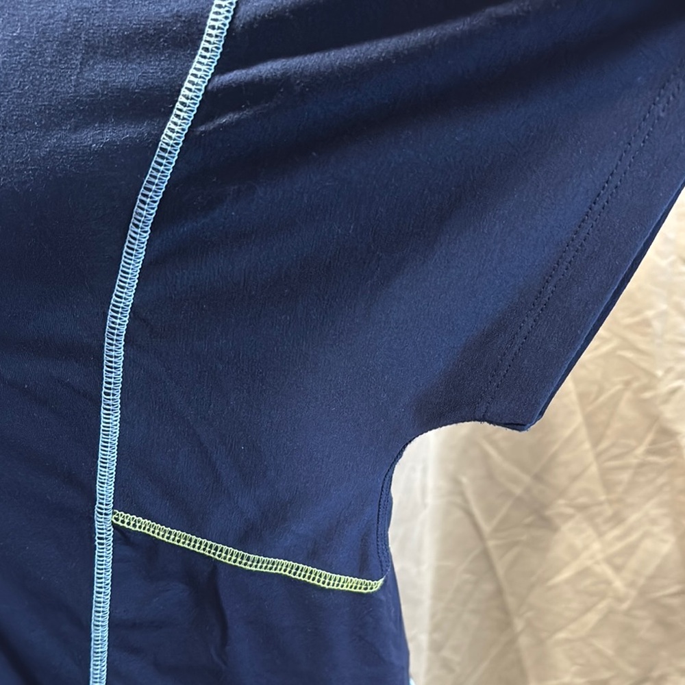 Lou & Grey Blue Relaxed Boxy Short Sleeve Tee - Picture 5 of 5